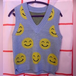 Smiley Sweater Vest